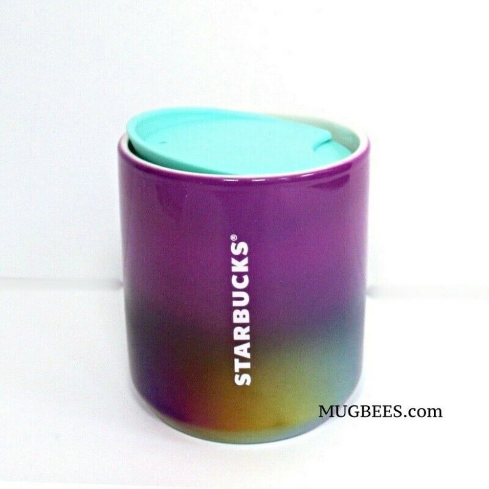 Starbucks 2021 Purple Iridescent Ceramic Cup Mug